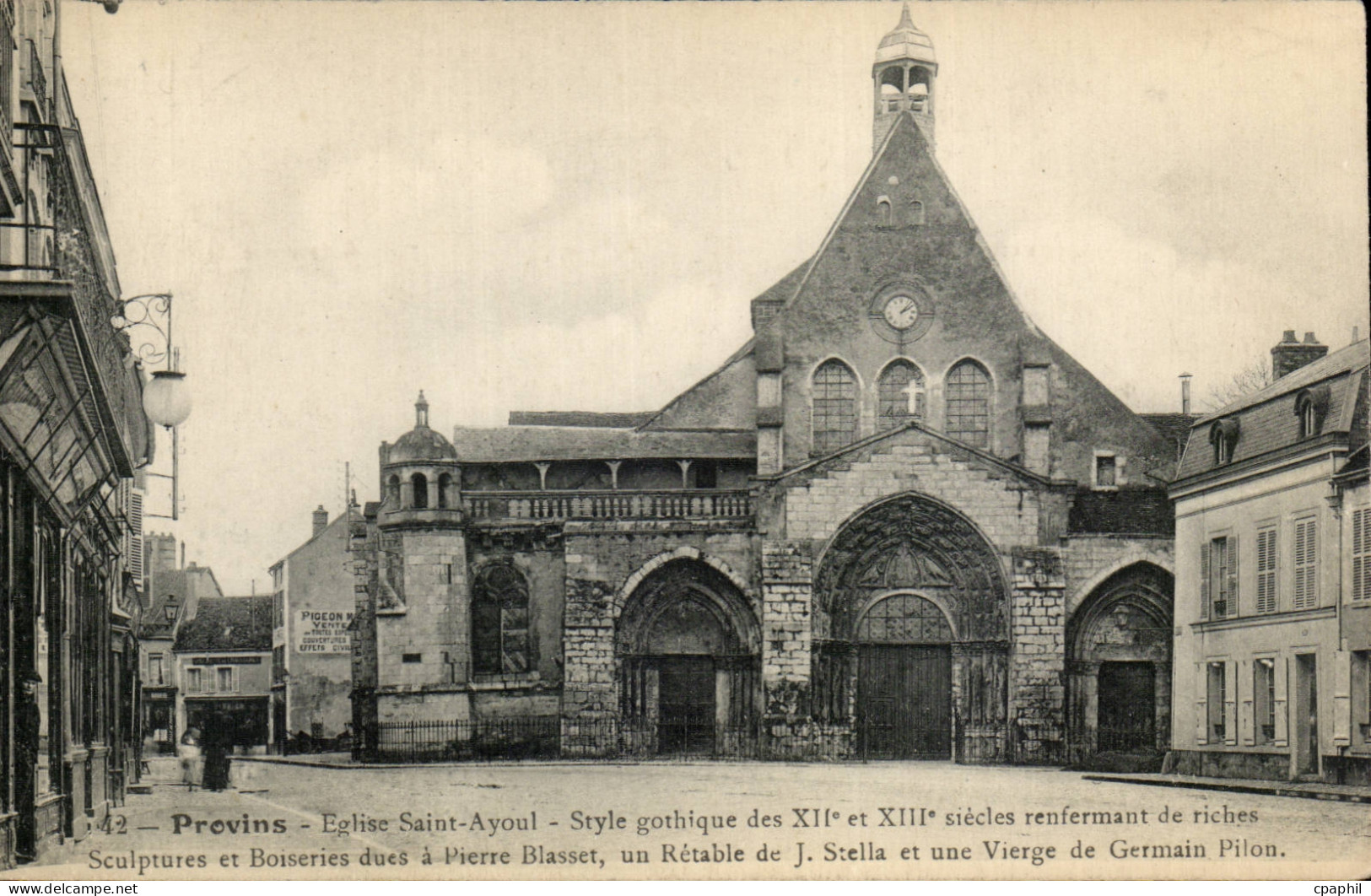 CPA Provins Eglise Saint Ayoul