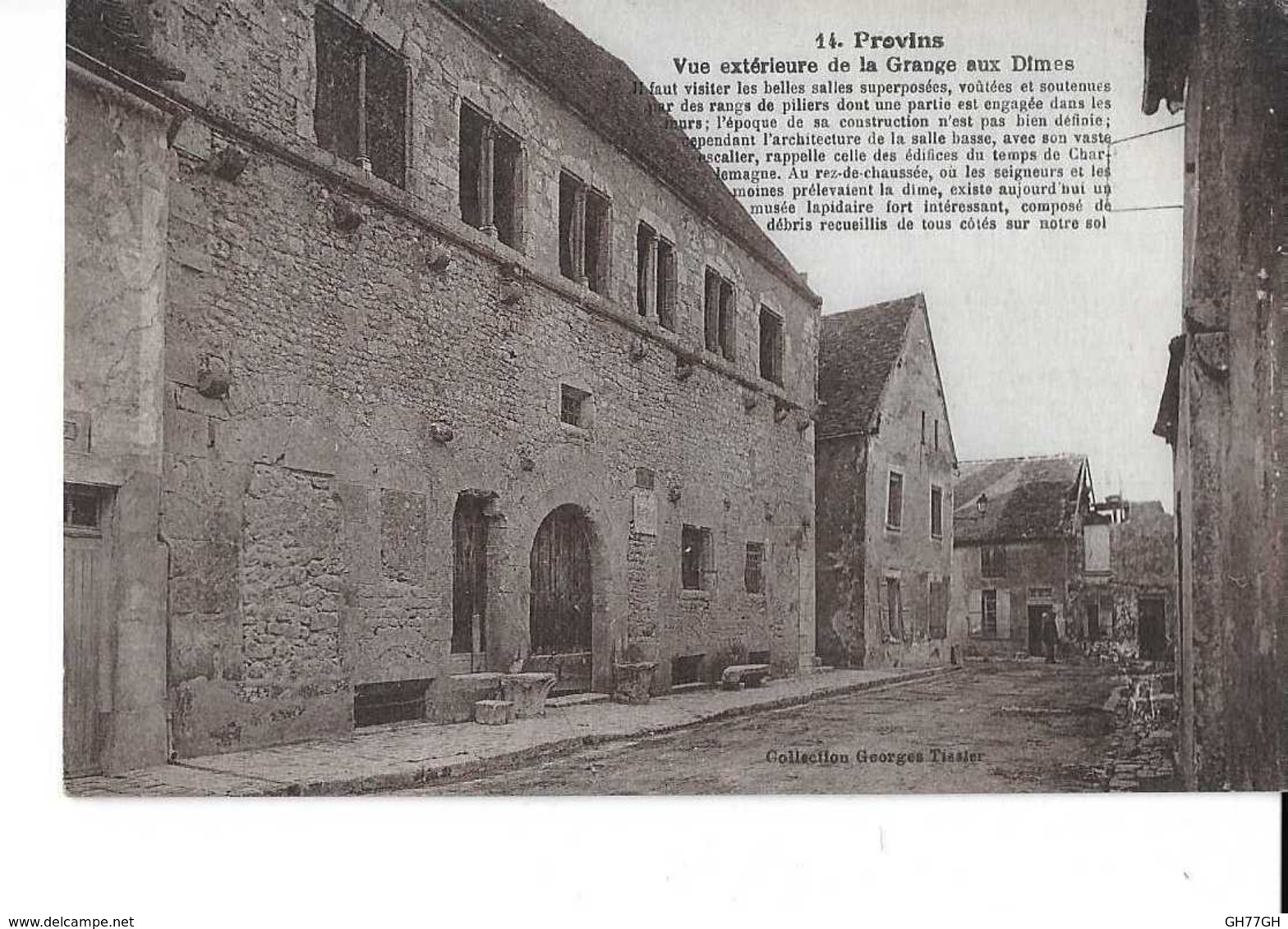 CPA PROVINS -grange aux dîmes