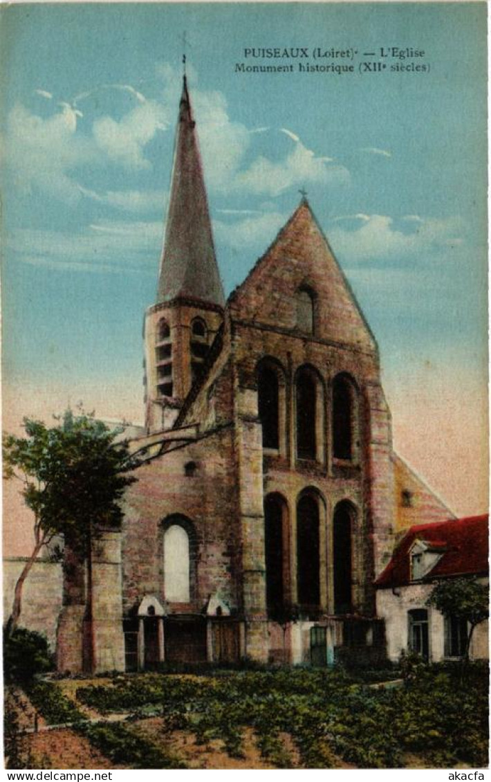 CPA PUISEAUX L'Église Monument Historique (607763)