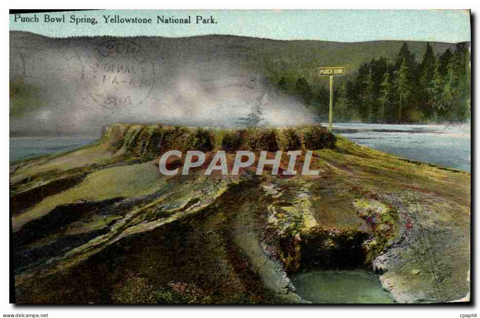 CPA Punch Bowl Spring Yellowstone National Park