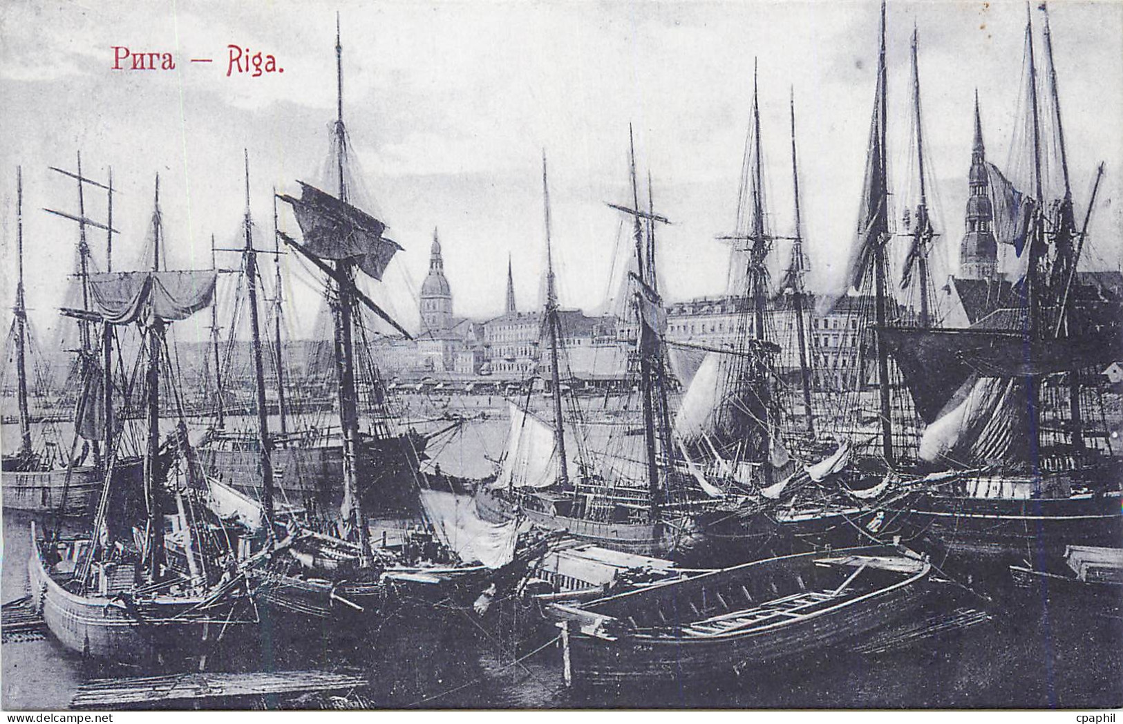 CPA Pura Riga Bateaux