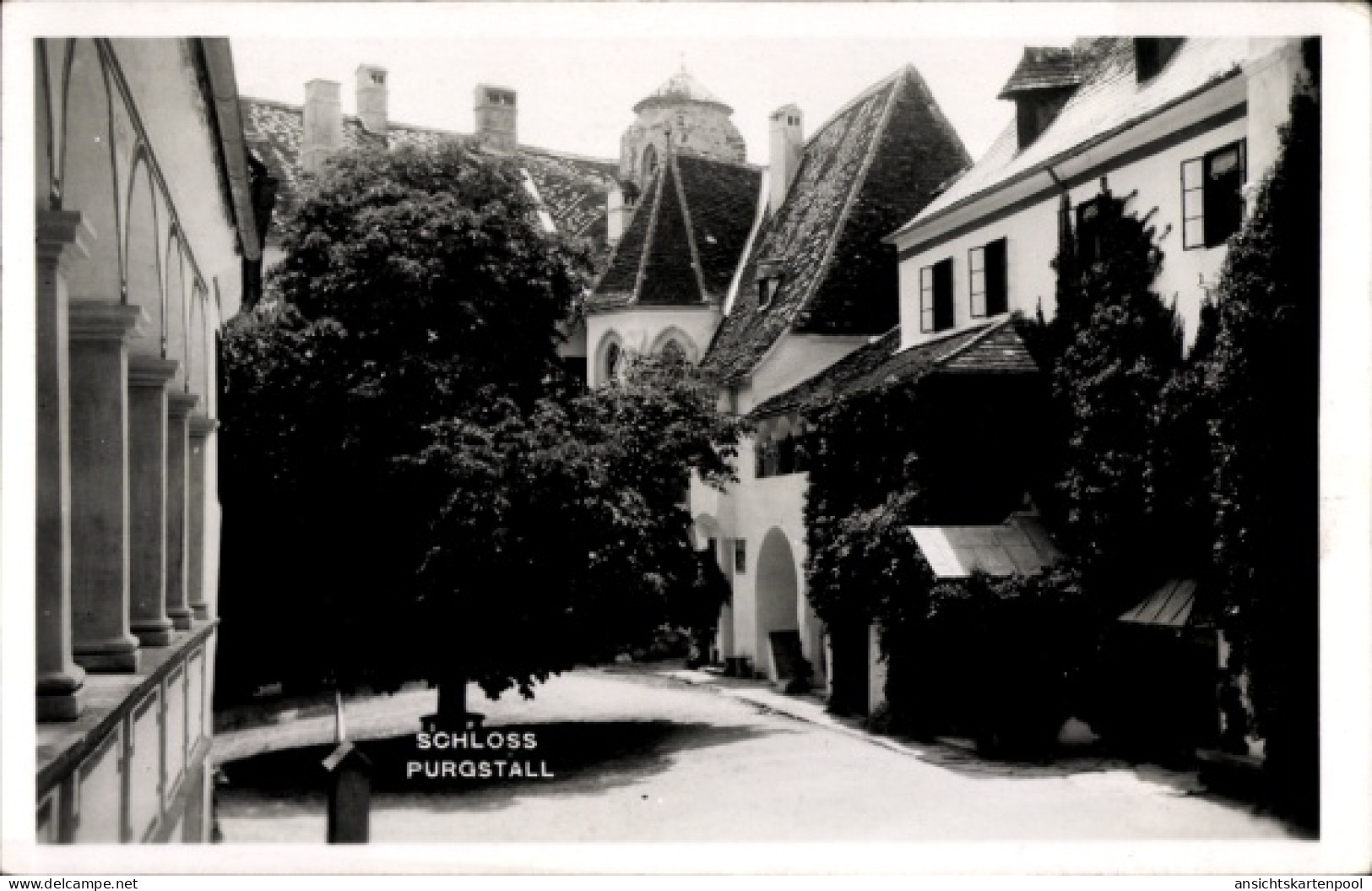CPA Purgstall an der Erlauf in Niederösterreich, Schloss