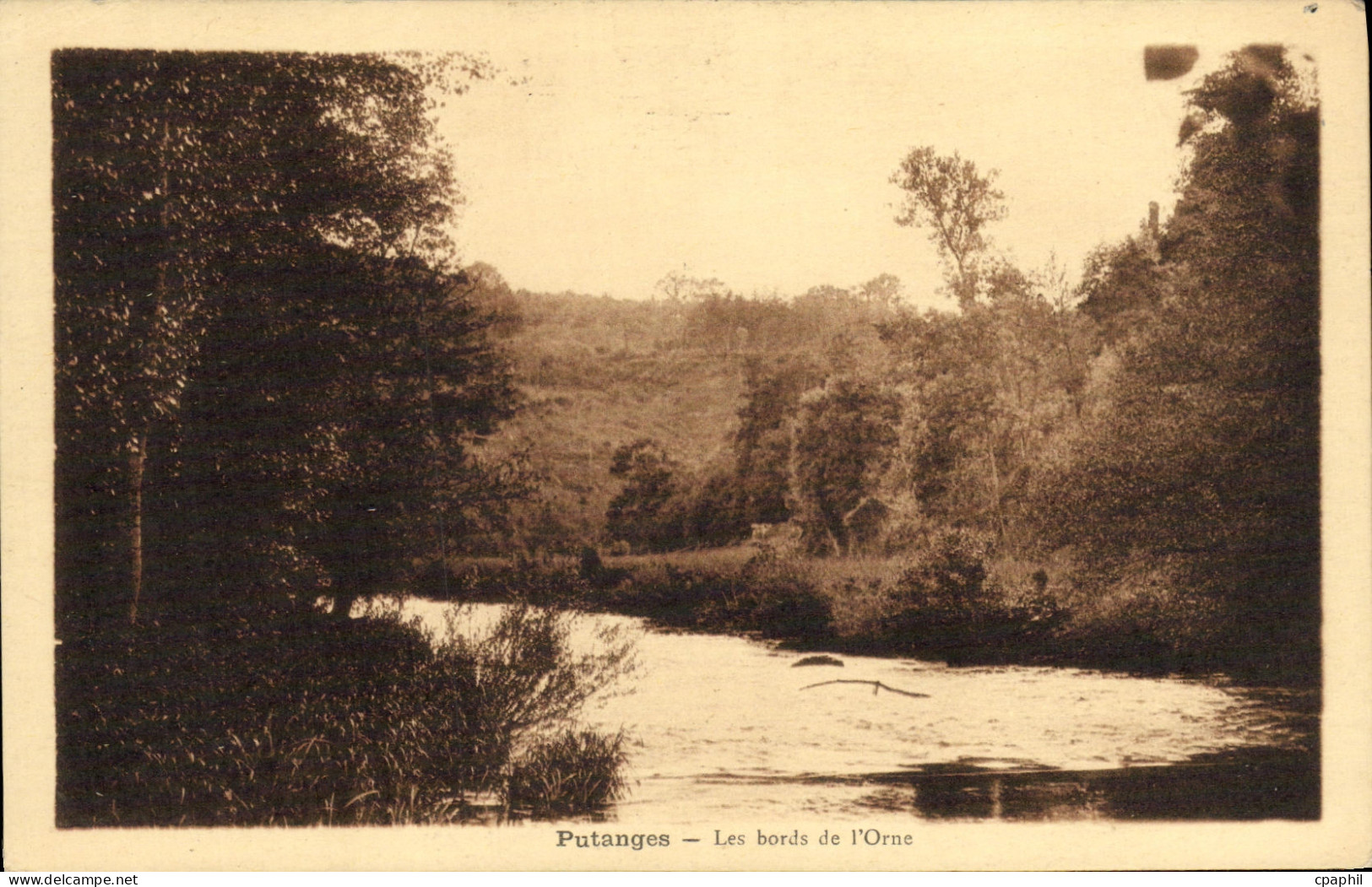 CPA Putanges Les Bords De L Orne