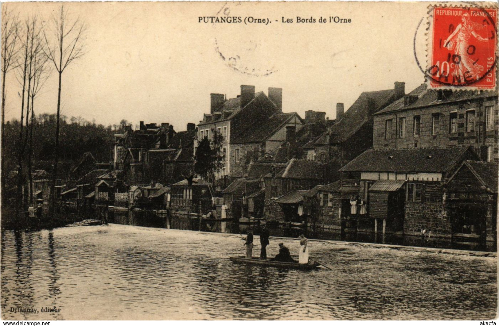 CPA PUTANGES - Les Bords de l'Orne (356481)