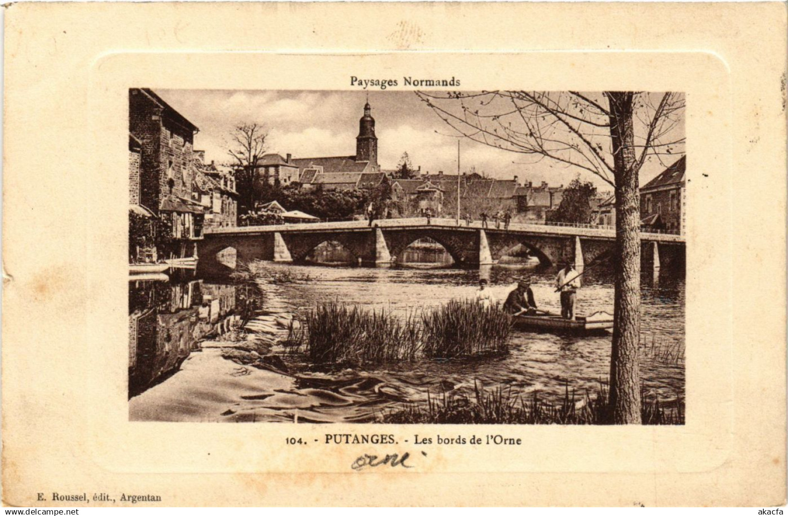 CPA PUTANGES - Les Bords de l'Orne (356487)