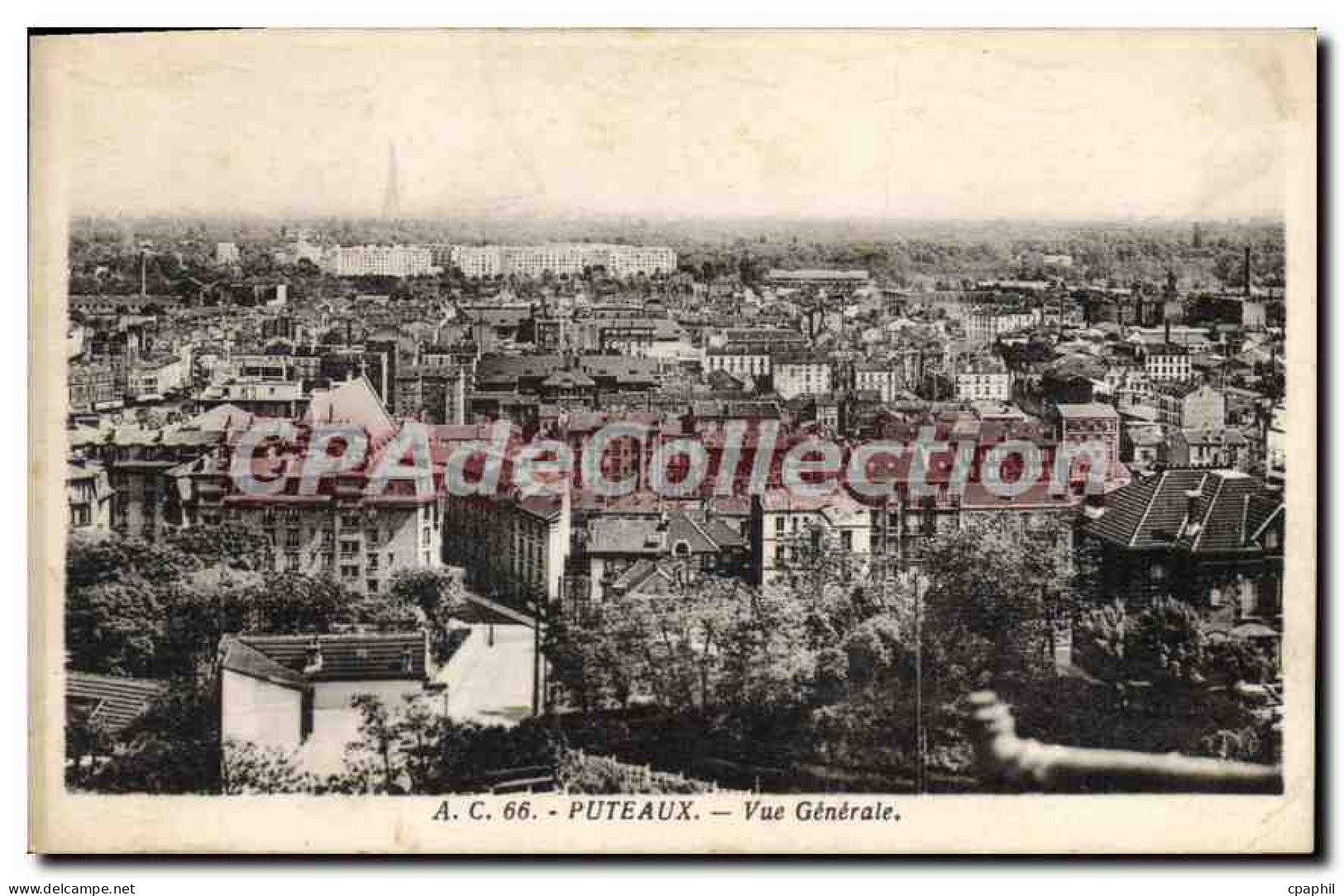 CPA Puteaux Vue Generale