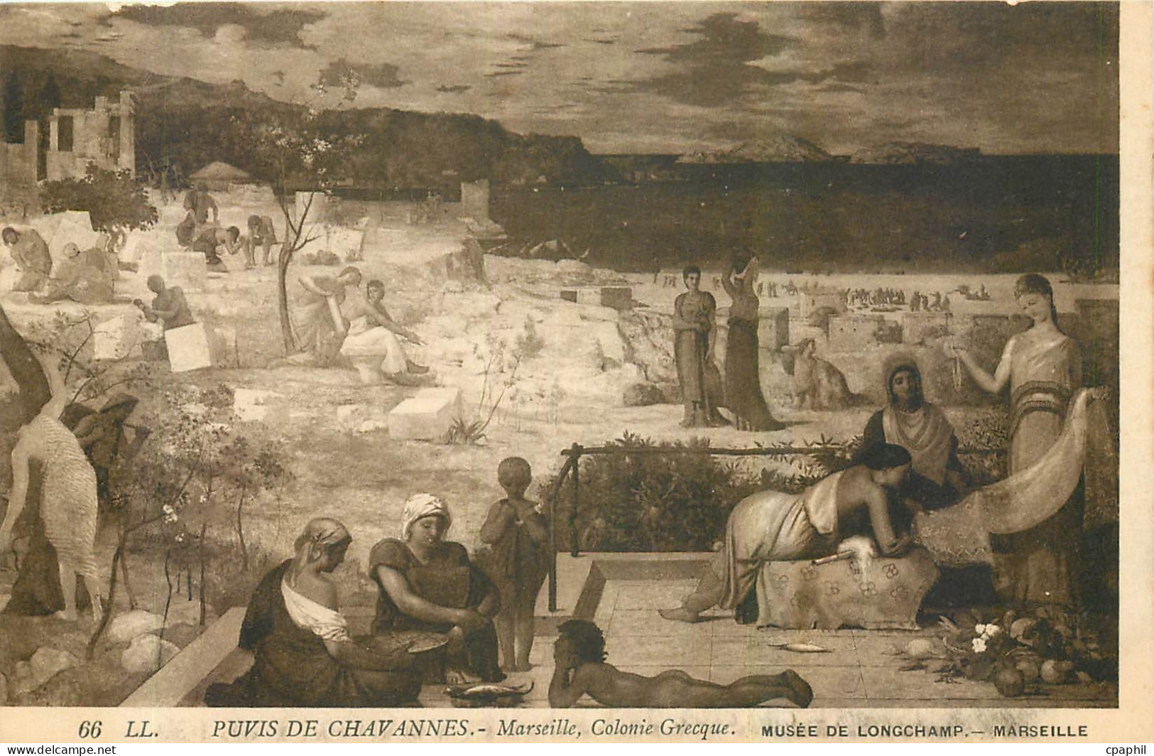 CPA Puvis de Chavannes Marseille Colonie greque Musee de Longchamp Marseille