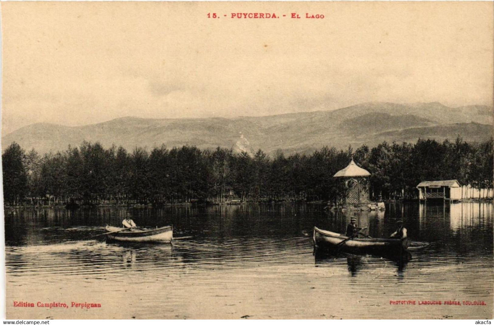 CPA PUYCERDA Gerona El Lago SPAIN (674409)