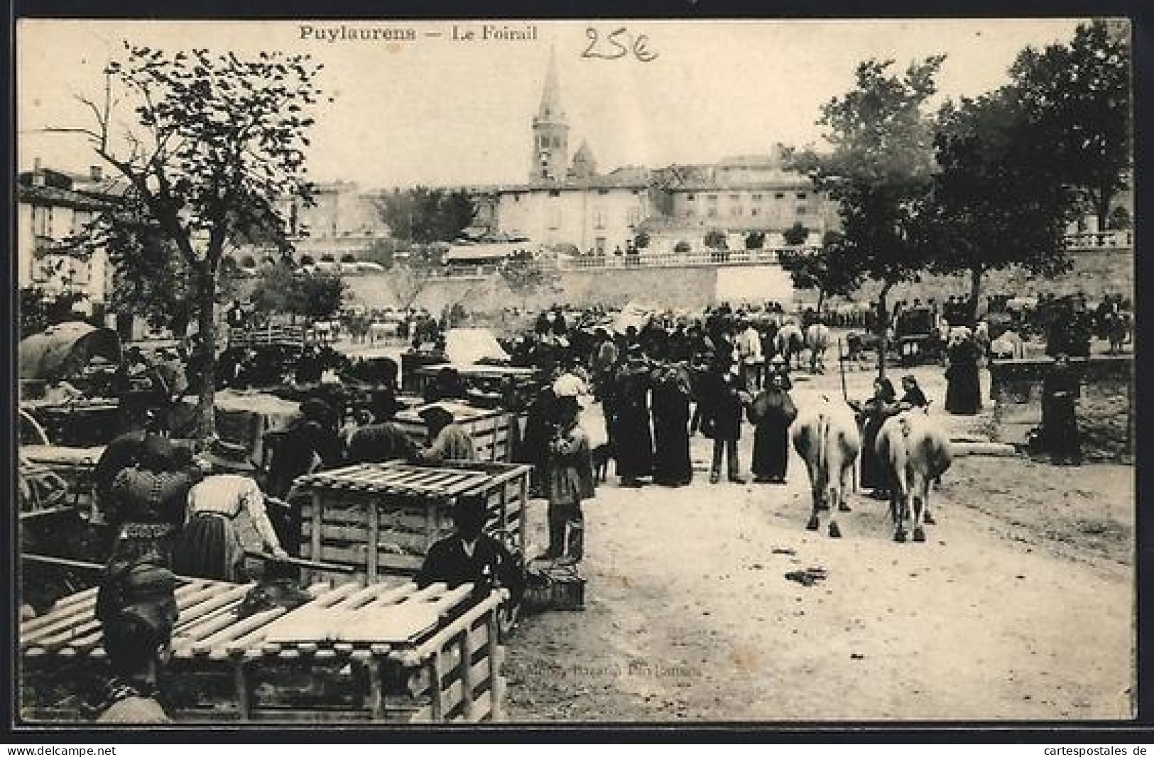 CPA Puylaurens, Le Foirail