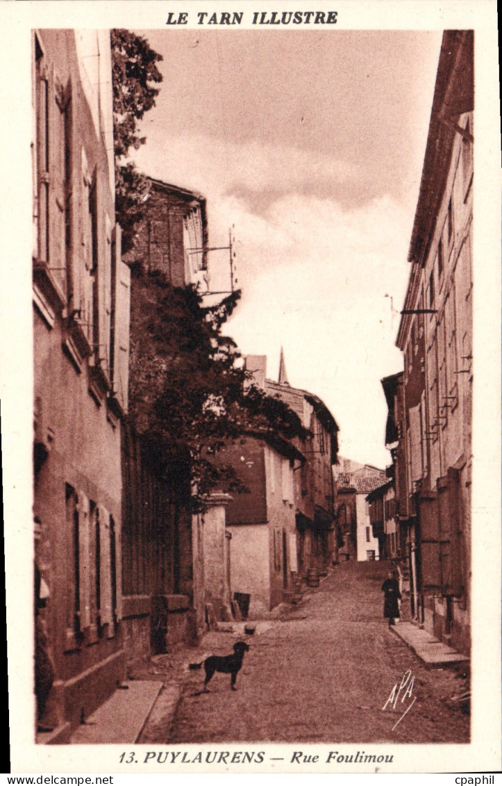 CPA Puylaurens Rue Foulimou