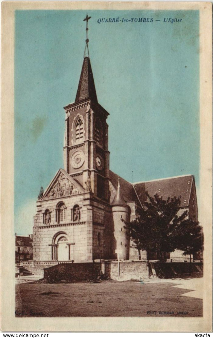 CPA QUARRE-les-TOMBES L'Eglise (1197215)