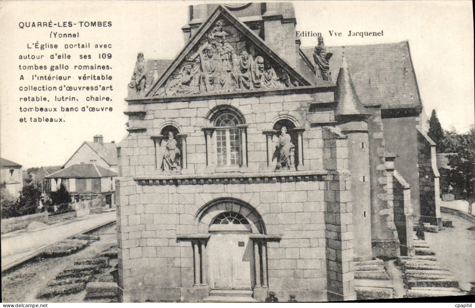 CPA Quarre les Tombes Yonne