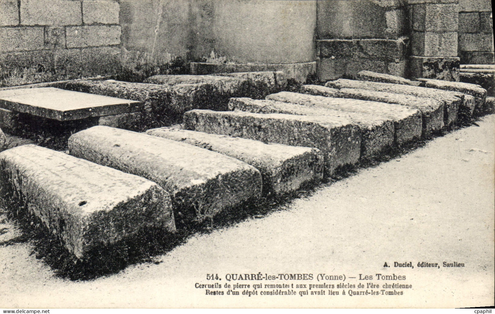 CPA Quarre les Tombes Yonne Les Tombes