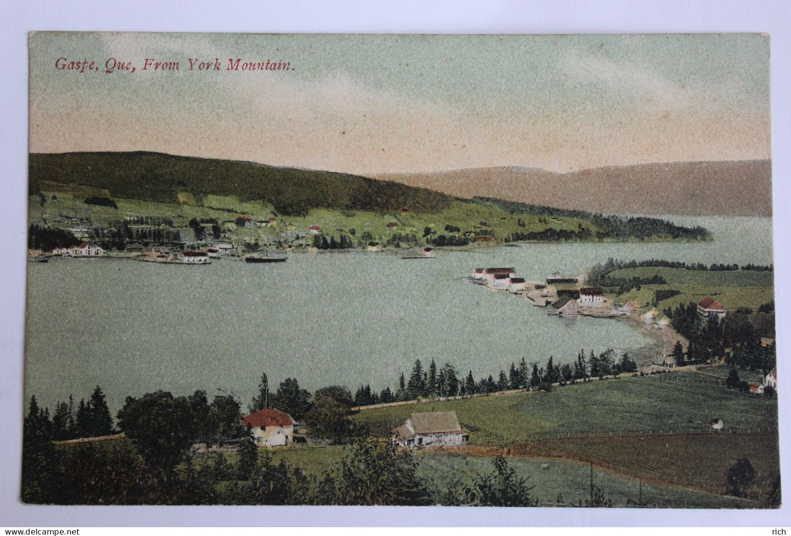CPA Quebec - Gaspe, Que, From York Mountain