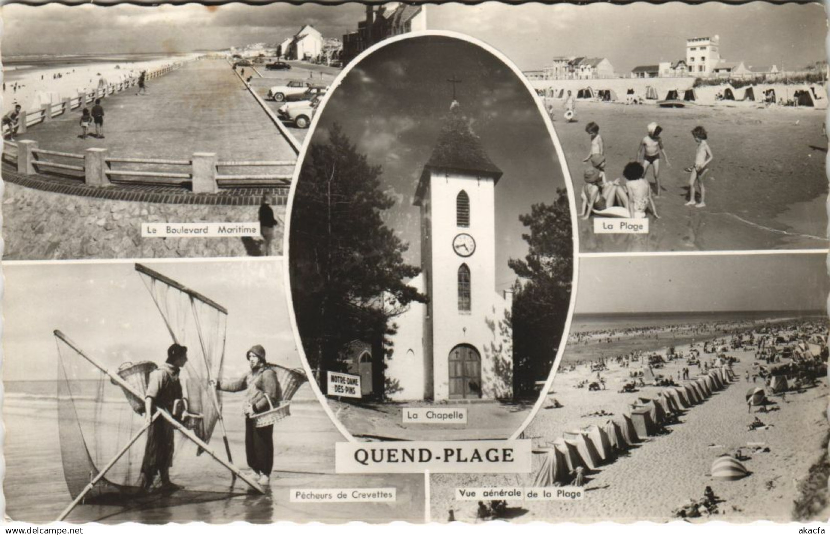 CPA QUEND-PLAGE (18144)