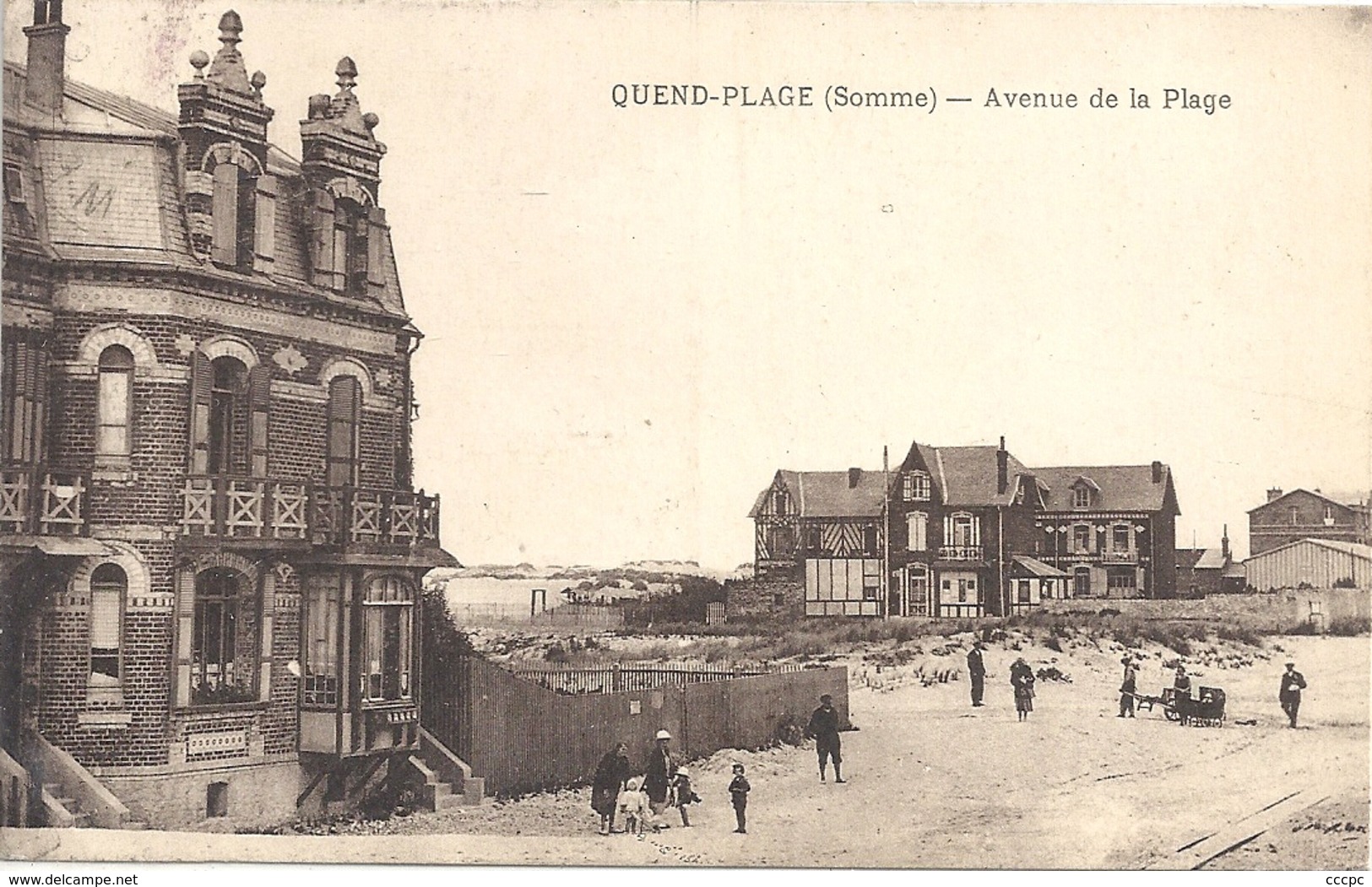CPA Quend-Plage Avenue de la Plage