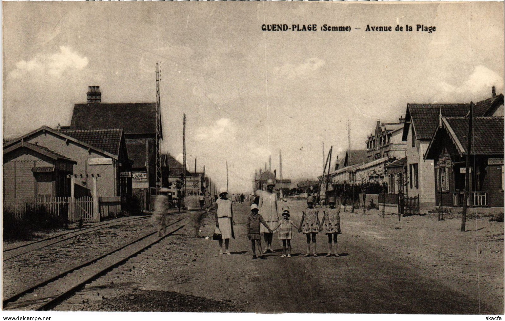 CPA Quend Plage Avenue de la plage (1498323)