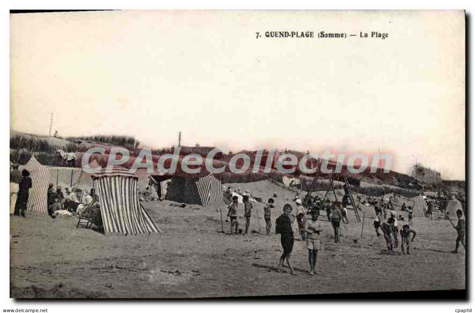CPA Quend Plage La Plage