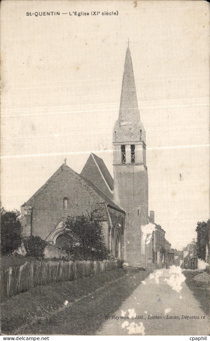 CPA Quentin L Eglise