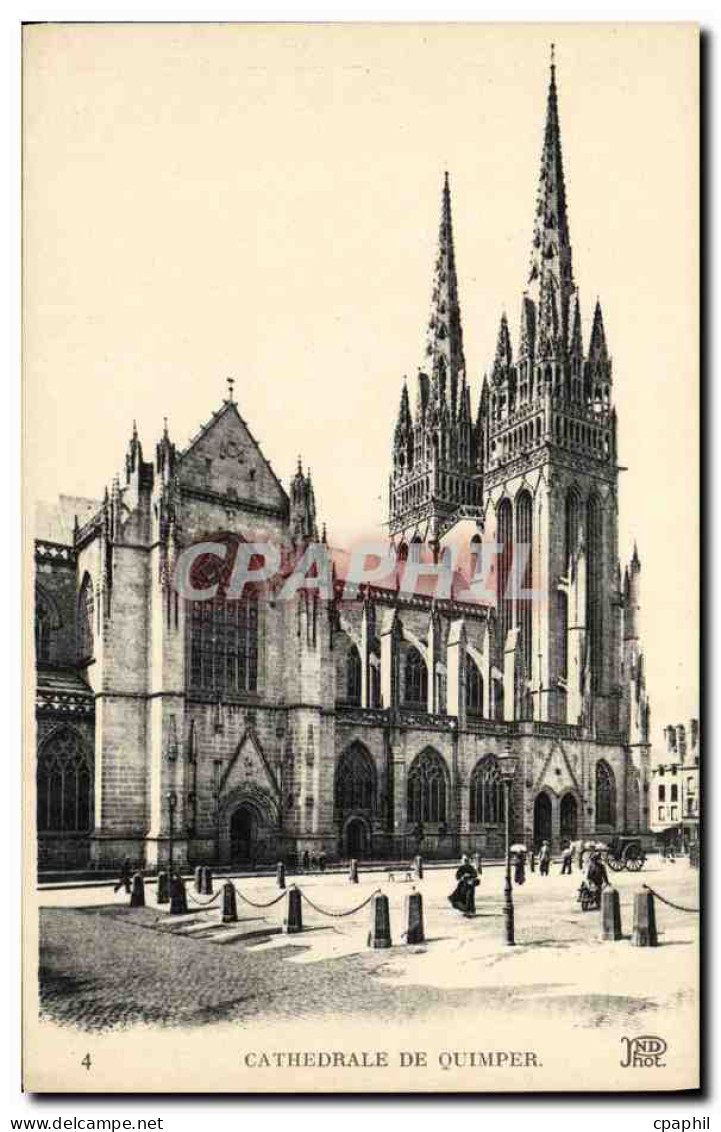 CPA Quimper Cathedrale