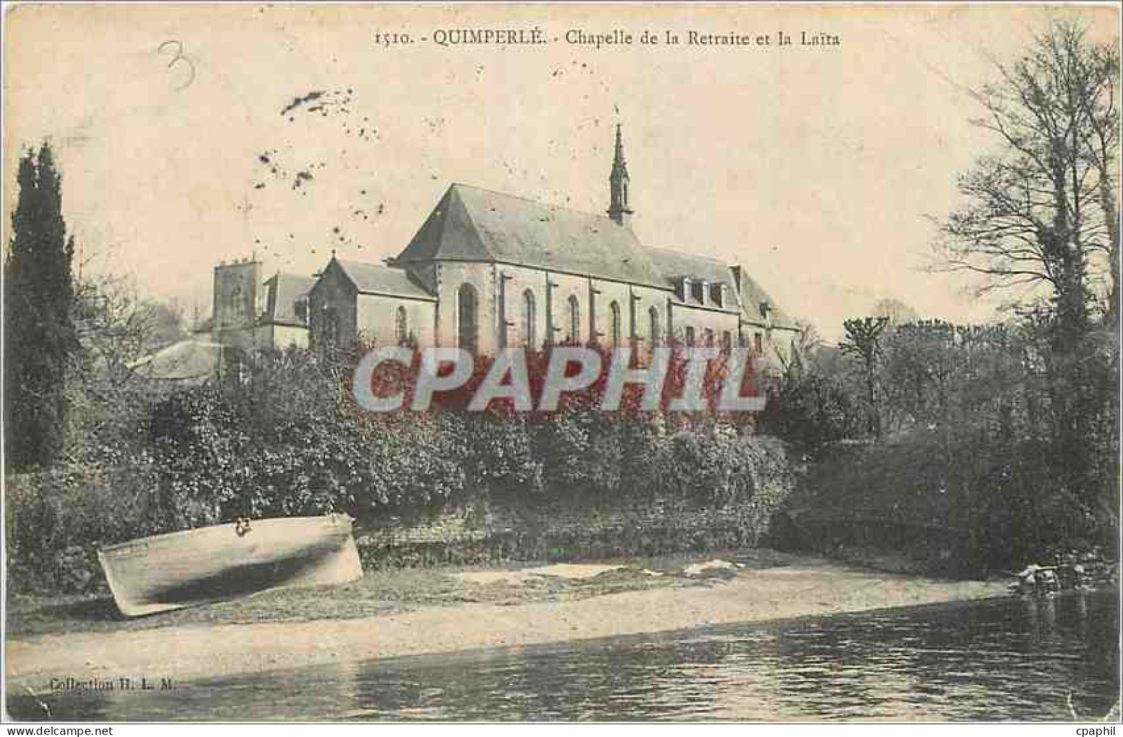 CPA Quimperle Chapelle de la Retraite et la Laita