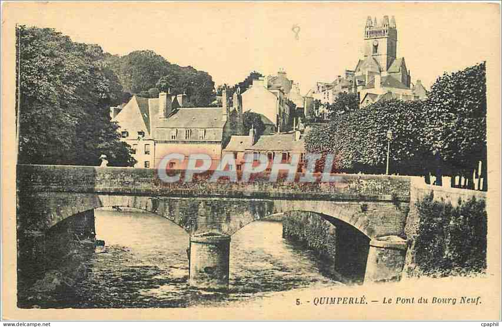 CPA Quimperle Le Pont du Bourg Neuf