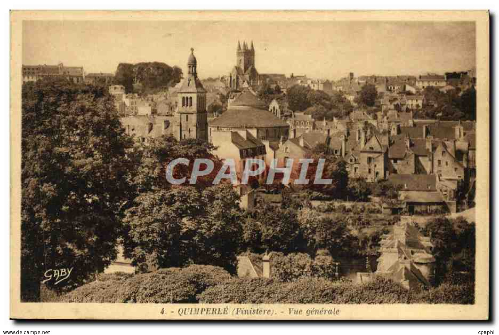 CPA Quimperle Vue Generale