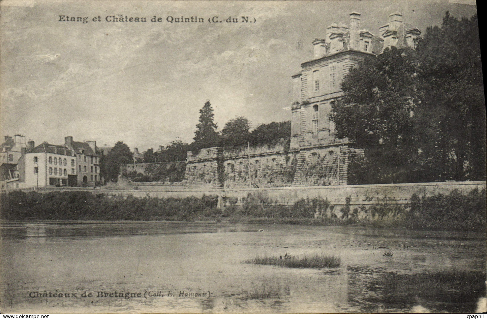 CPA Quintin Etang et Chateau