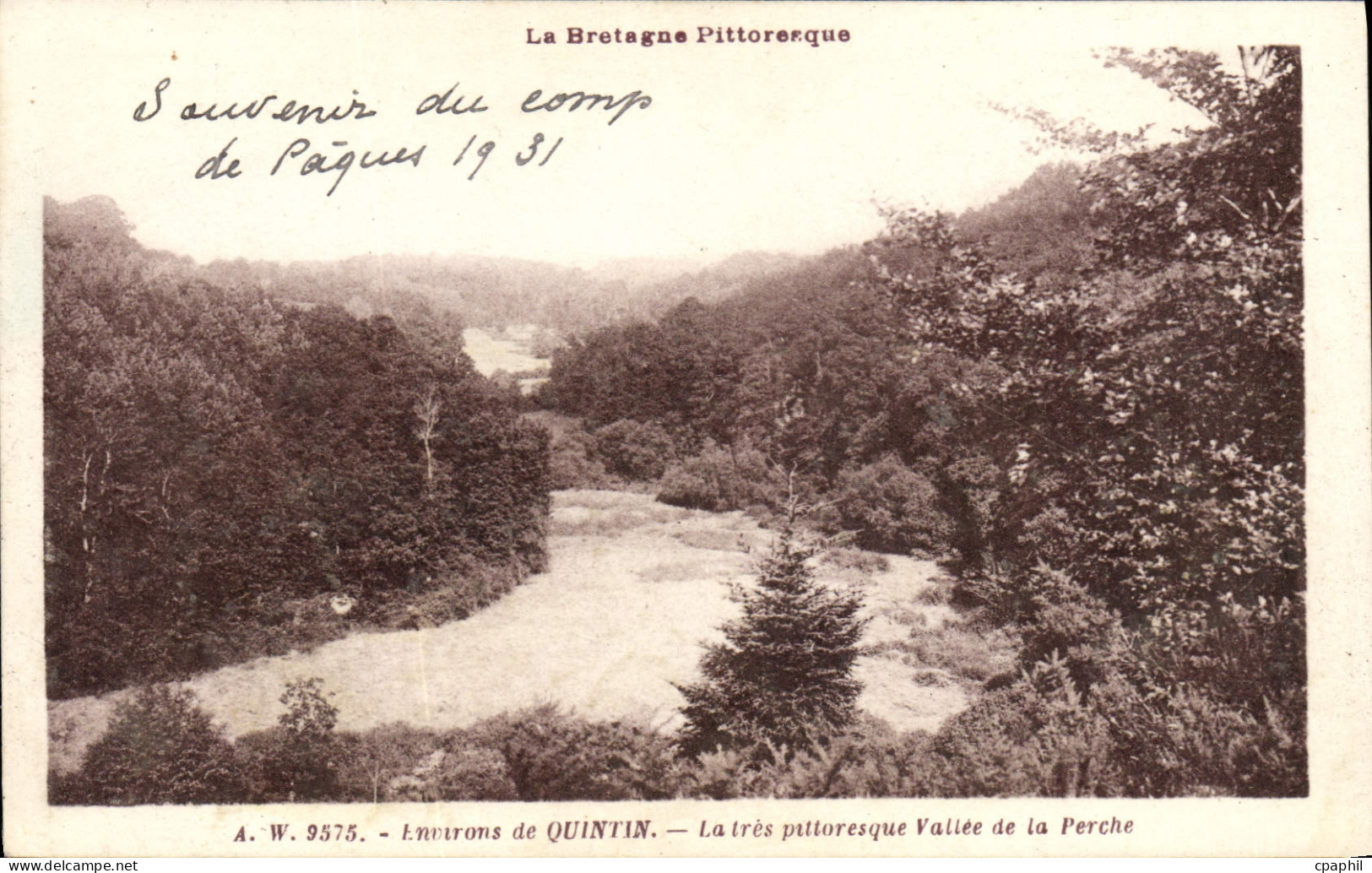CPA Quintin La Tres Pittoresque Vallee de la Perche