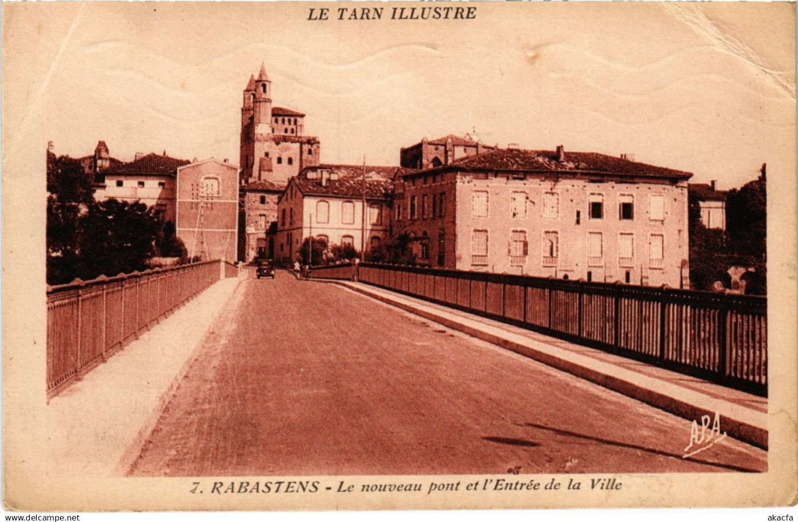 CPA Rabastens Le nouveau pont et l'Entree FRANCE (1016431)