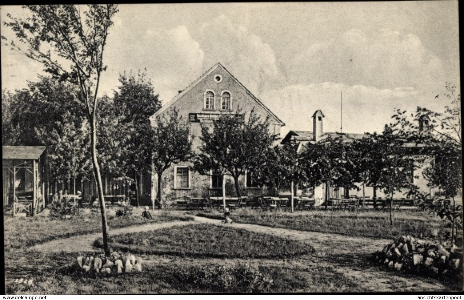 CPA Rabitz Kubschütz in Sachsen, Gasthaus Goldne Höhe