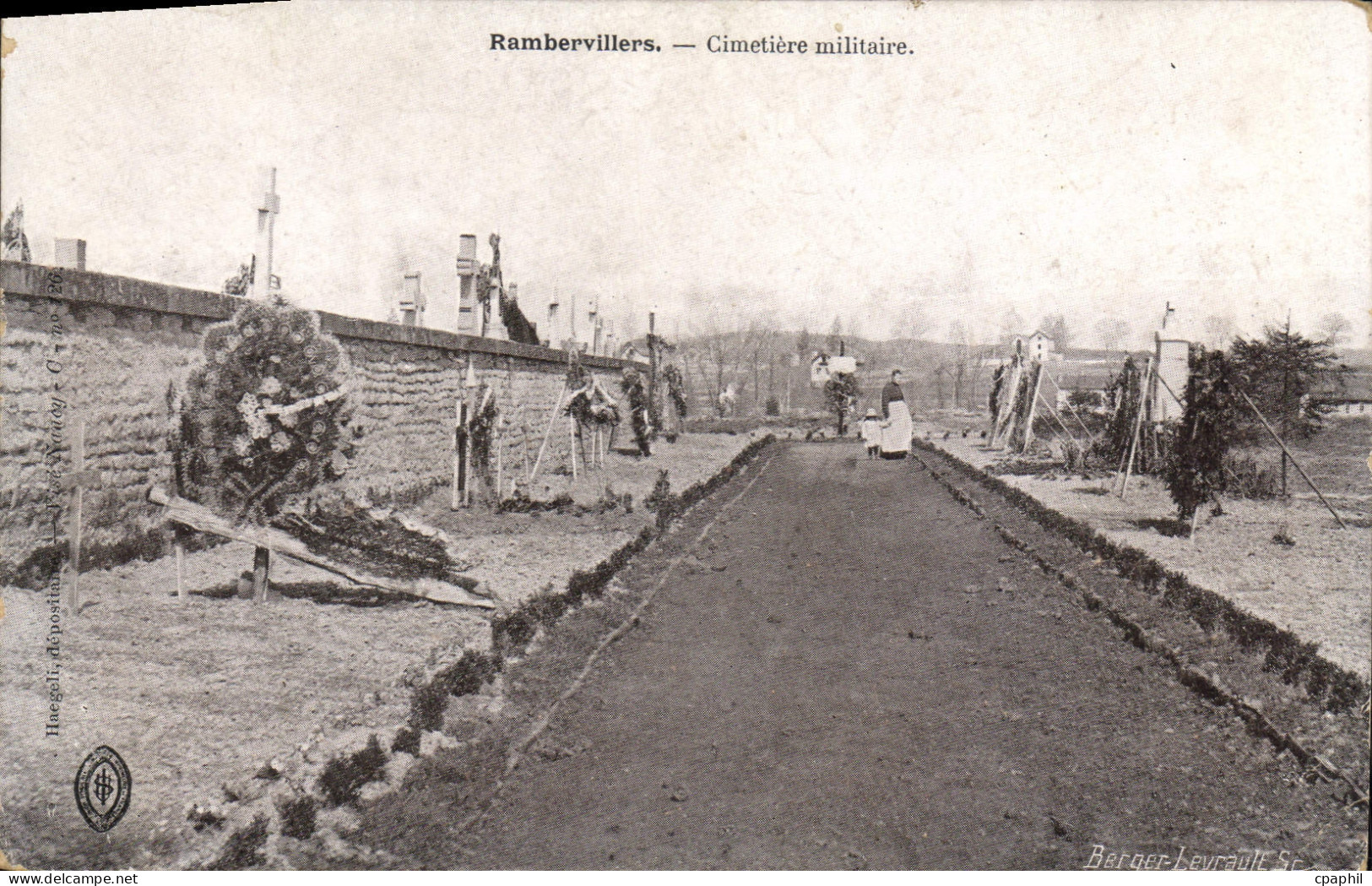 CPA Rambervillers Cimetiere militaire