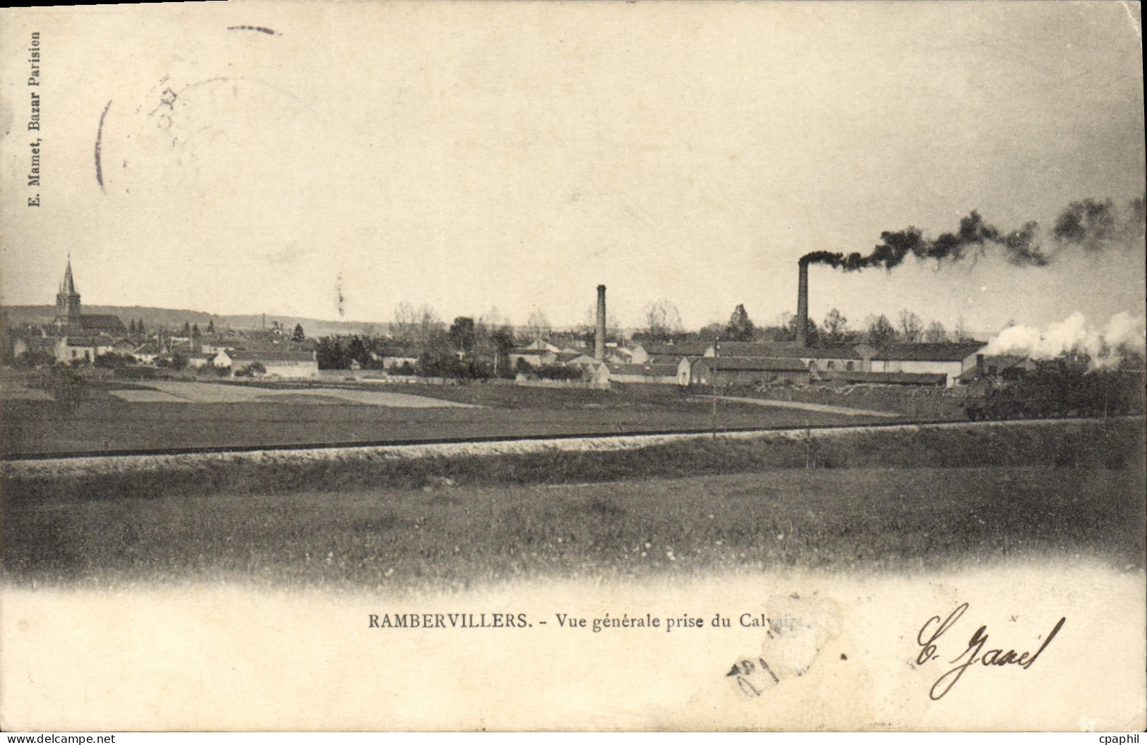 CPA Rambervillers Vue Generale