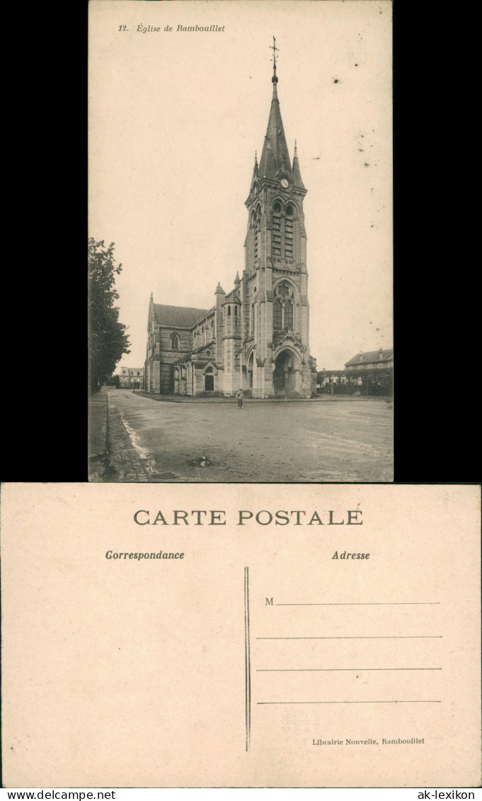 CPA Rambouillet Église de Rambouillet 1910