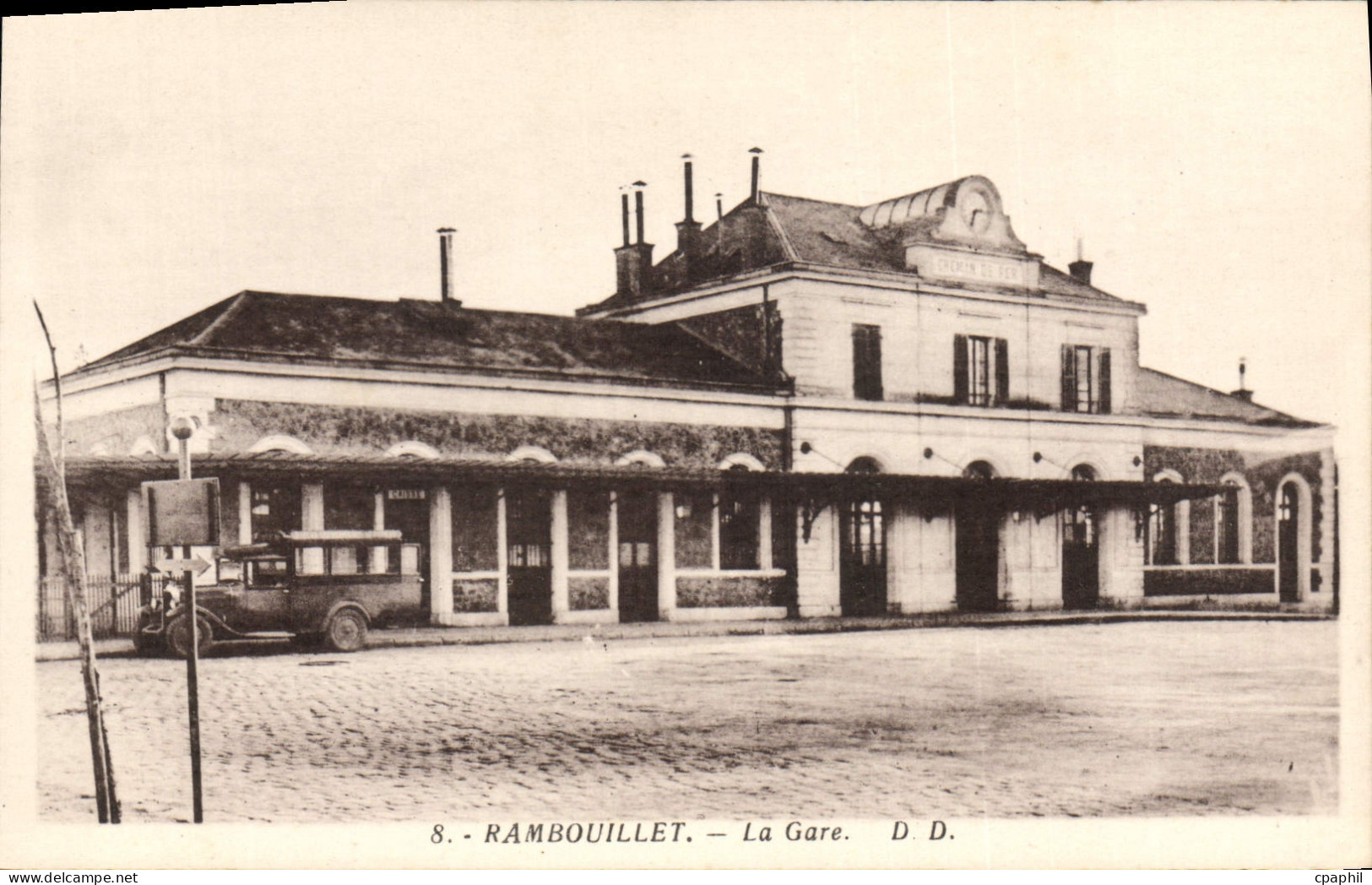 CPA Rambouillet La Gare
