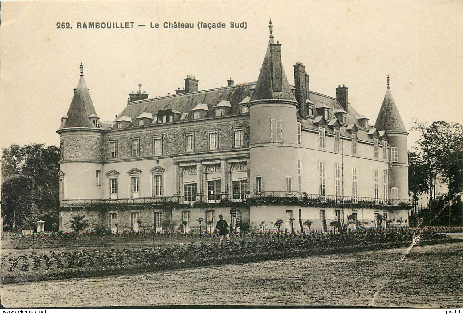 CPA Rambouillet le Chateau Facade Sud