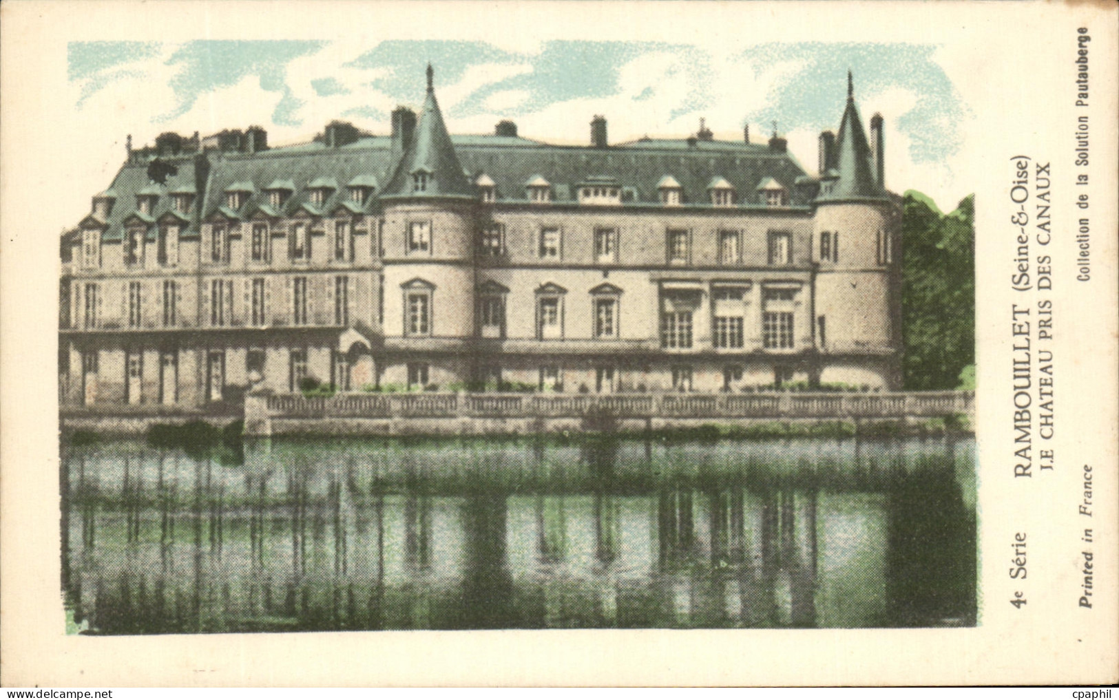 CPA Rambouillet Le Chateau Pris Des Canaux