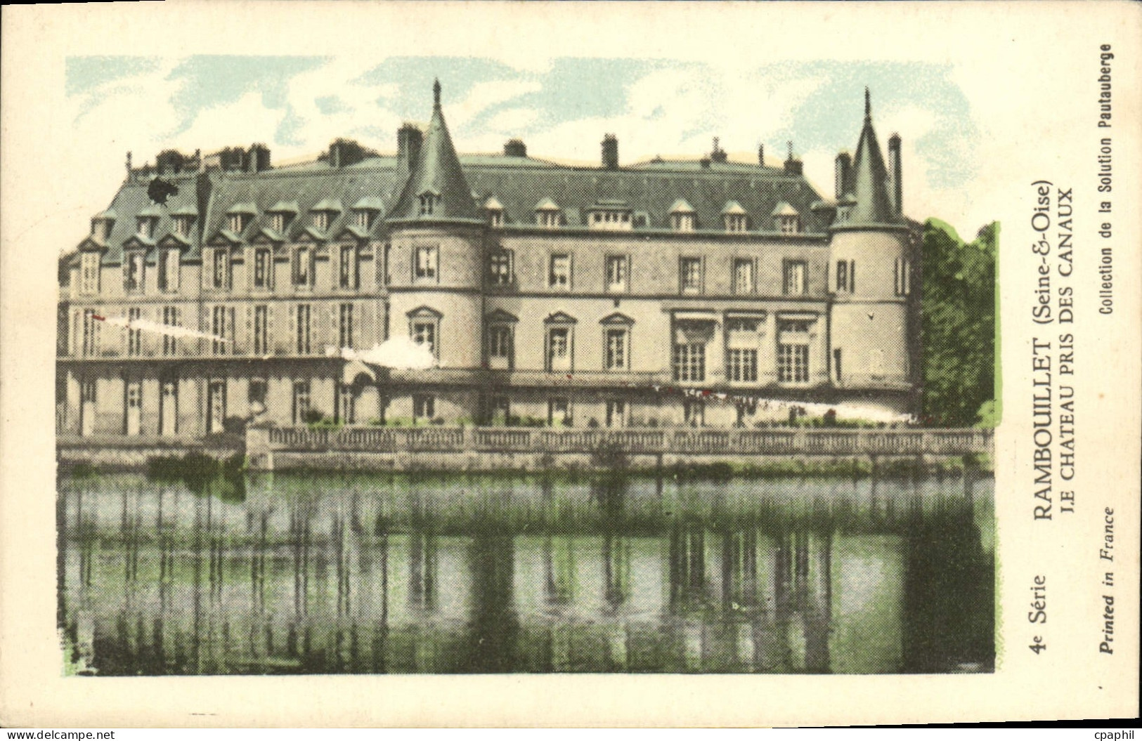 CPA Rambouillet Le Chateau Pris Des Canaux