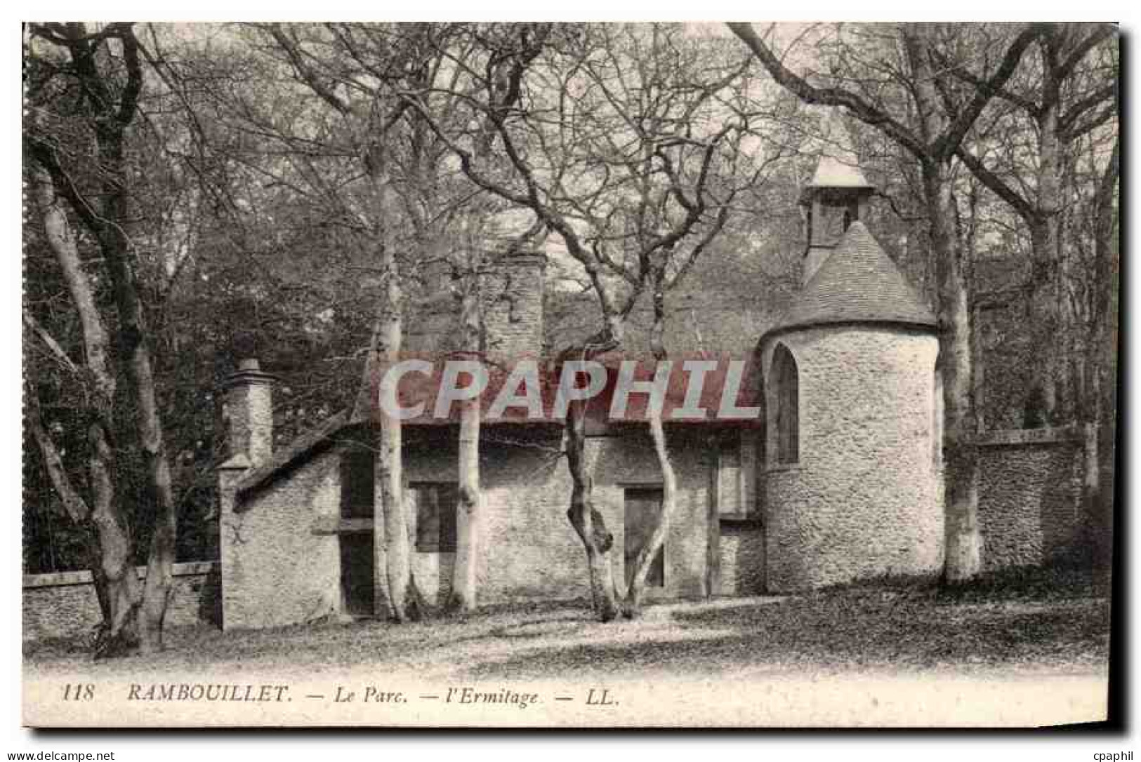 CPA Rambouillet Le parc L'ermitage
