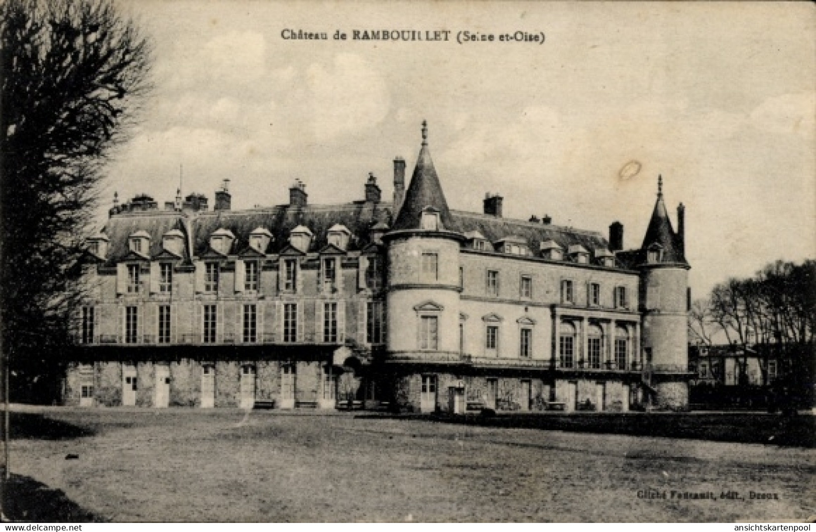 CPA Rambouillet Seine-et-Oise Yvelines, Schloss