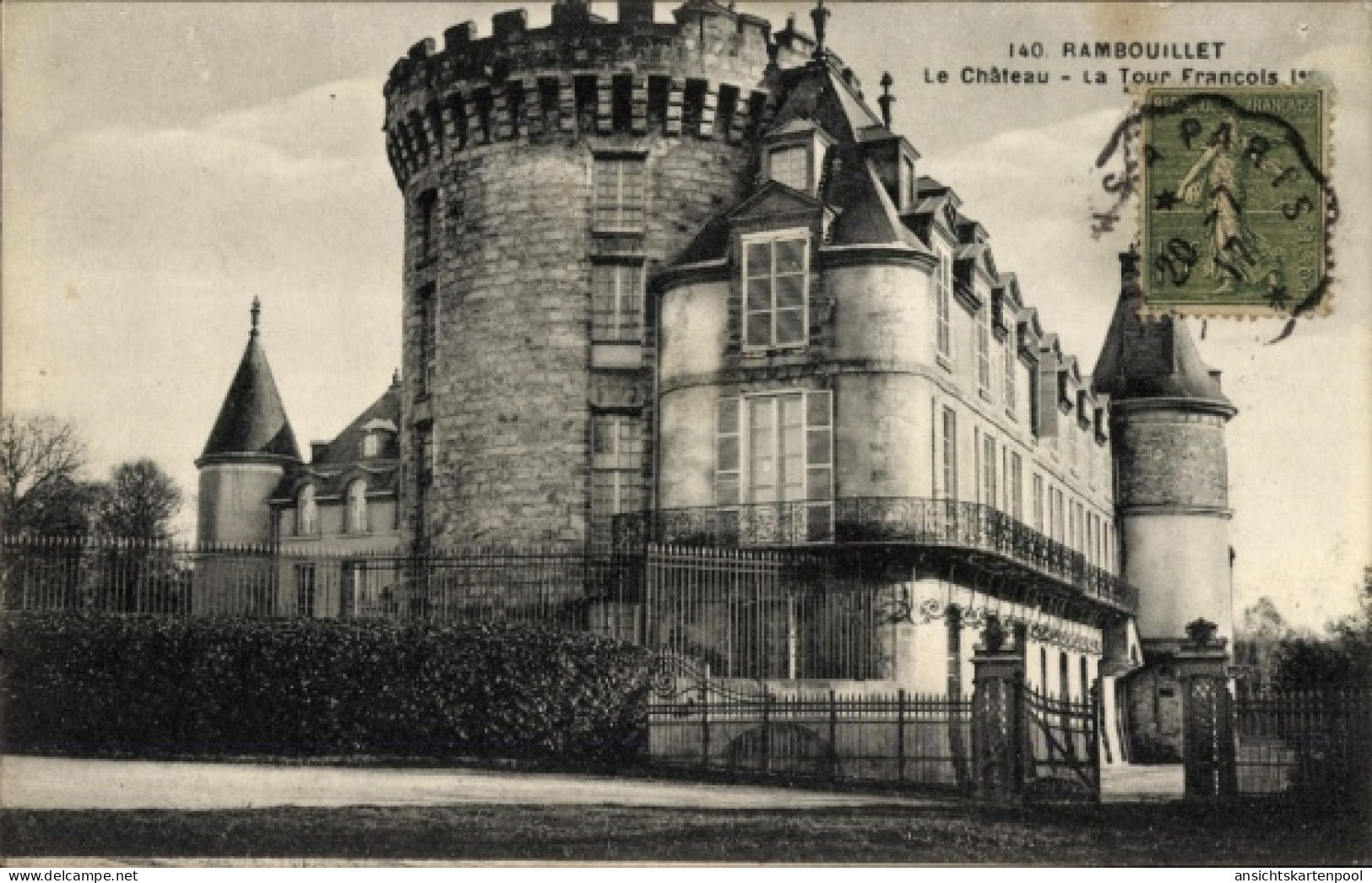 CPA Rambouillet Yvelines, Schloss, Tour Francois Ier