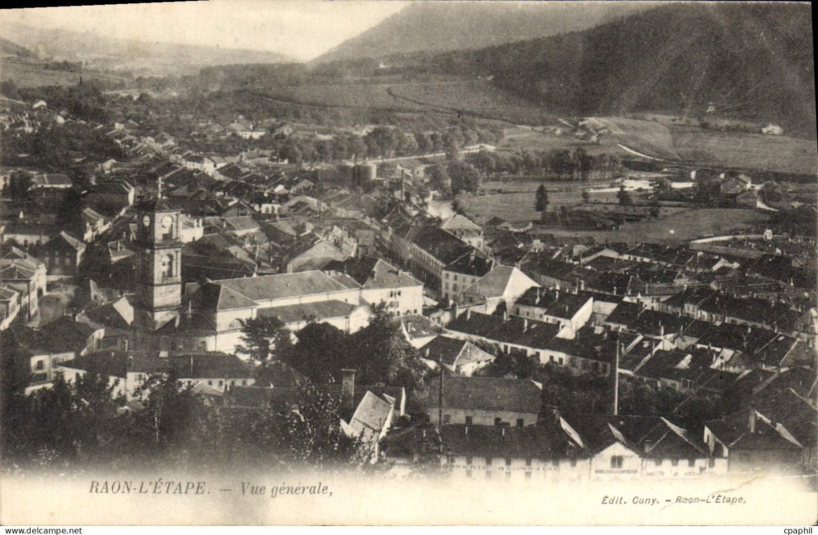 CPA Raon L'Etape Vue generale