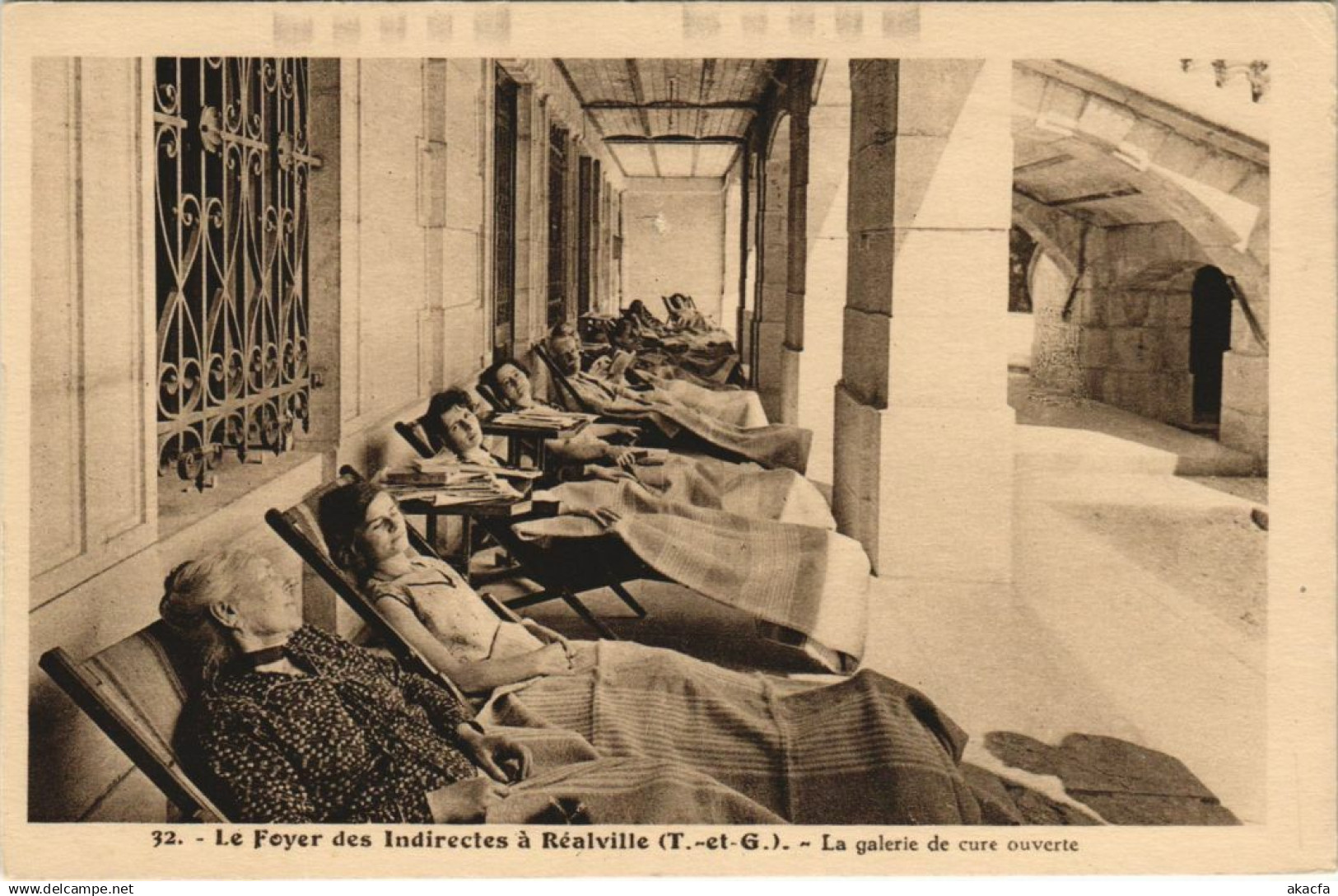 CPA Realville La galerie de cure ouverte FRANCE (1094845)