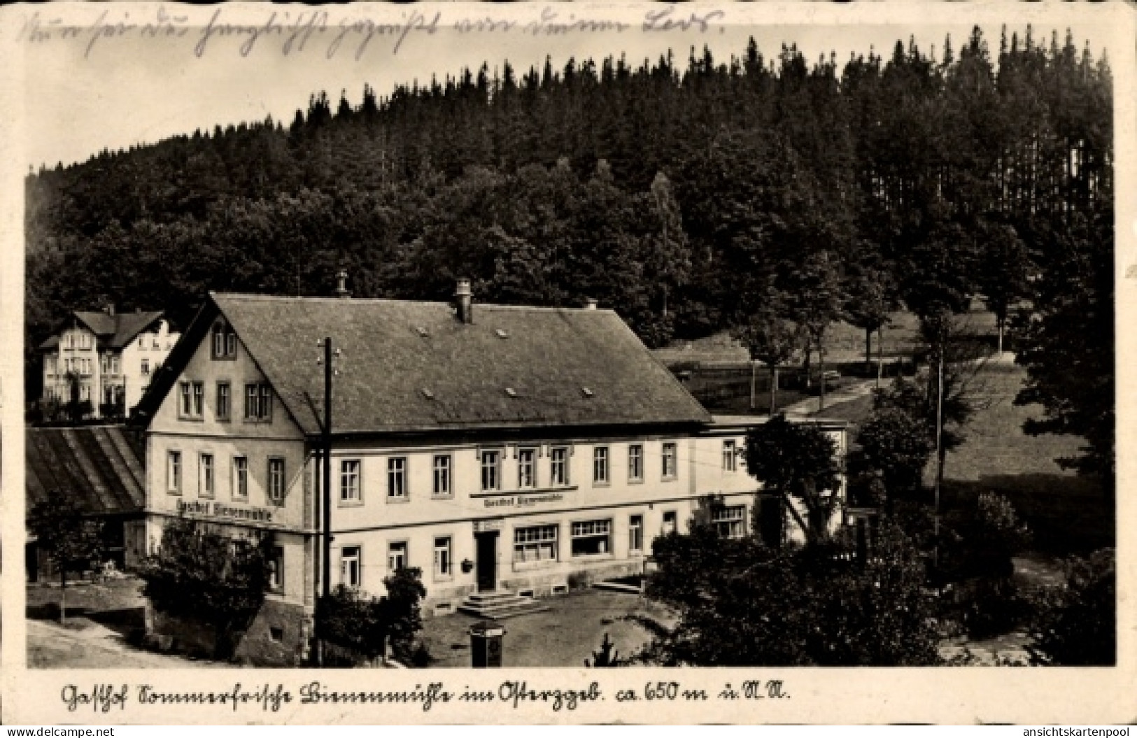 CPA Rechenberg Bienenmühle Erzgebirge, Gasthof Bienenmühle, Sommerfrische, Rechenberg-Bienenmühle,