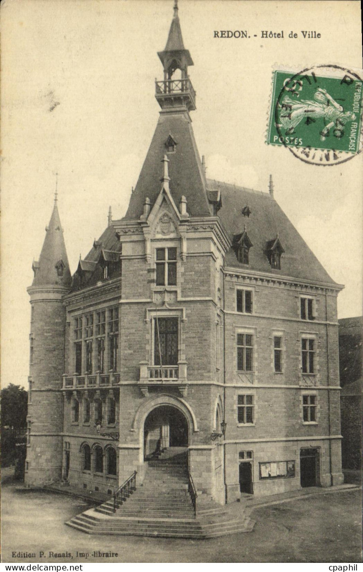 CPA Redon Hotel de Ville