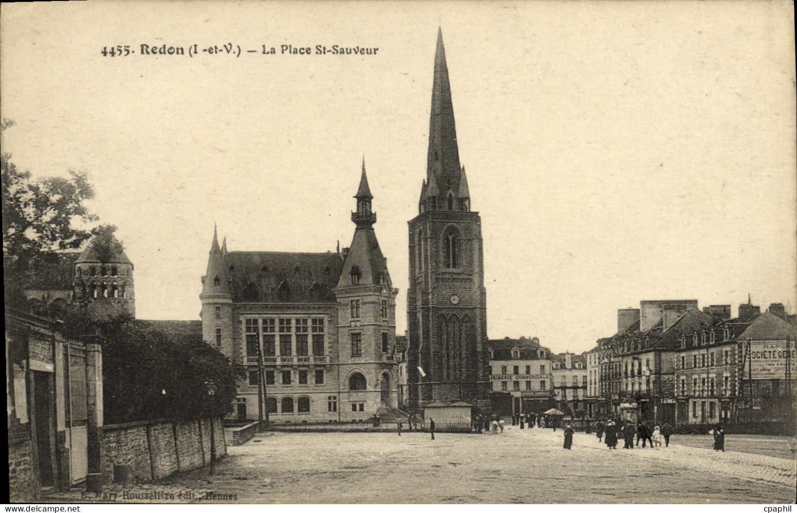 CPA Redon La Place St Sauveur