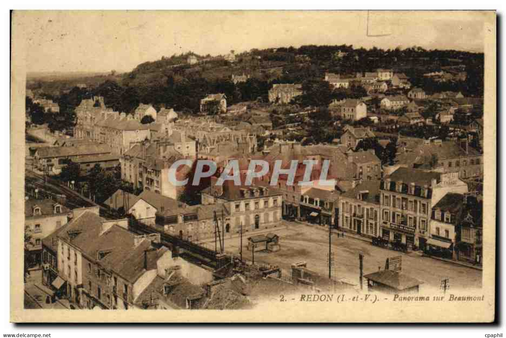 CPA Redon Panorama sur Beaumont