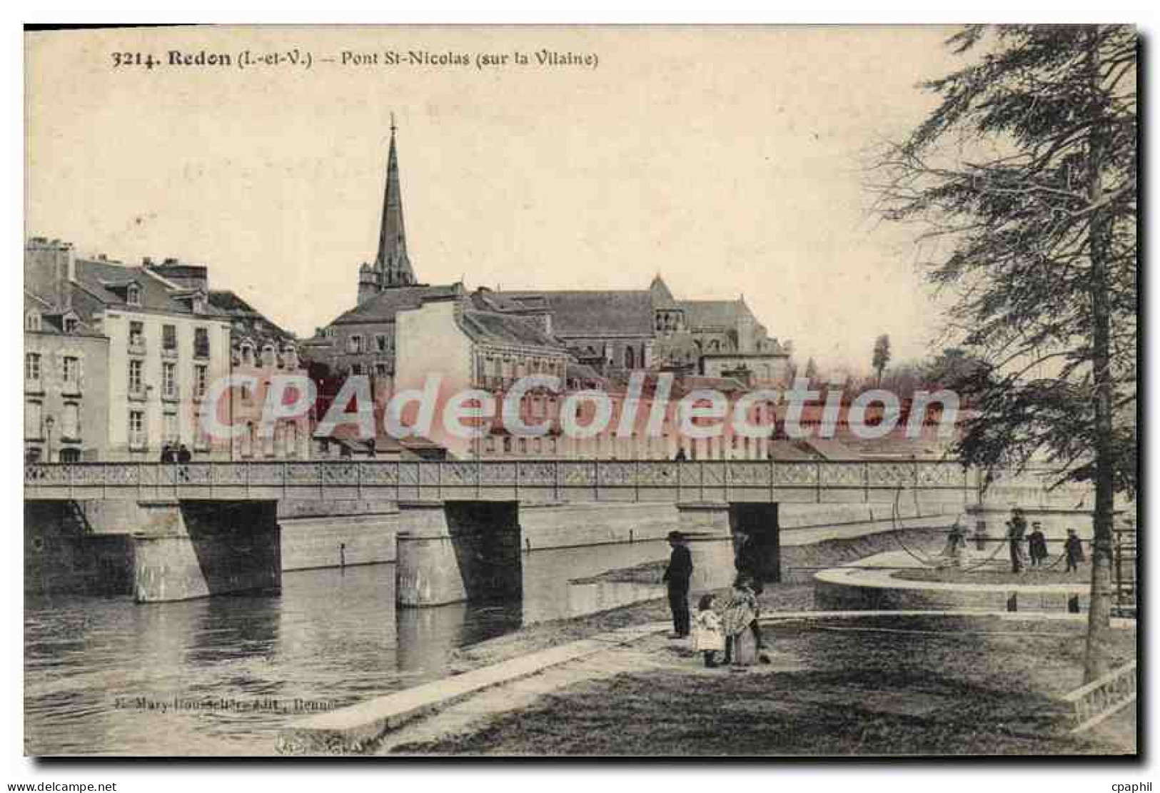 CPA Redon Pont St Nicolas