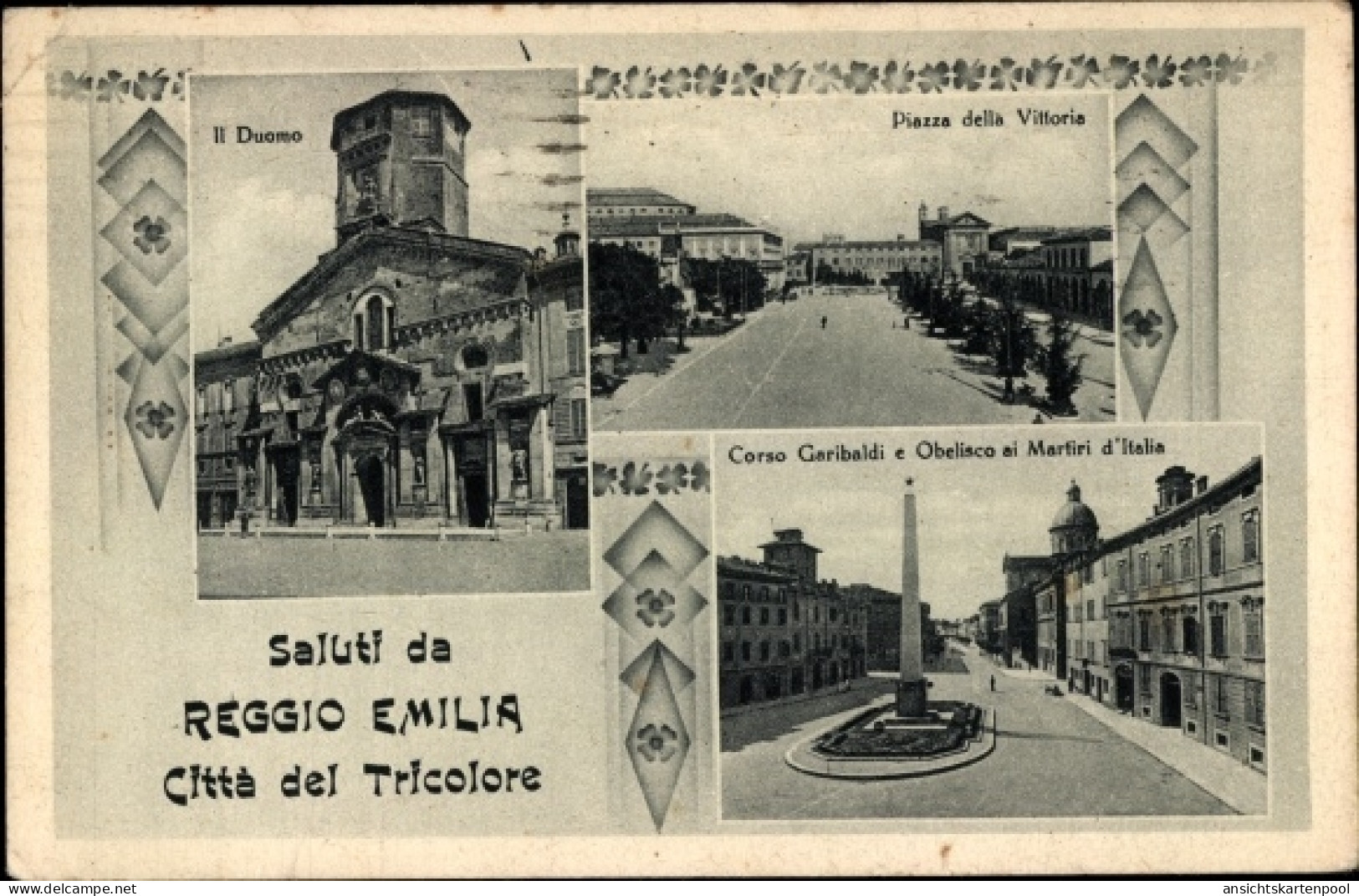 CPA Reggio Emilia Reggio nell’Emilia Emilia-Romagna, Duomo, Piazza della Vittorio