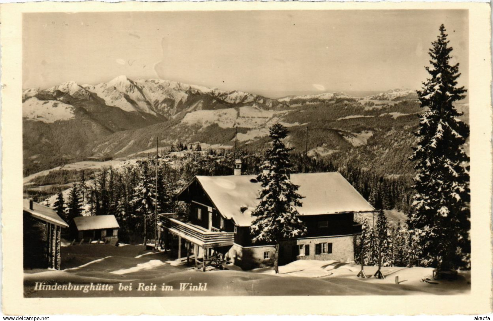 CPA Reit im Winkl - Hindenburghutte bei Reit im Winkl GERMANY (1034389)